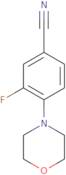3-Fluoro-4-(morpholin-4-yl)benzonitrile