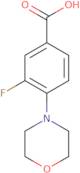 3-Fluoro-4-morpholinobenzoic acid