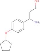 (3R)-3-Amino-3-(4-cyclopentyloxyphenyl)propan-1-ol