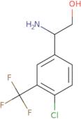 (2S)-2-Amino-2-[4-chloro-3-(trifluoromethyl)phenyl]ethan-1-ol