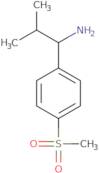 (S)-2-Methyl-1-(4-(methylsulfonyl)phenyl)propan-1-amine hydrochloride