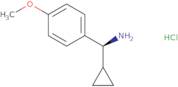 (S)-cyclopropyl(4-methoxyphenyl)methanamine hydrochloride