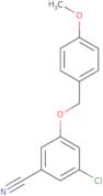 3-chloro-5-[(4-methoxybenzyl)oxy]benzonitrile