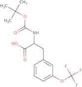 (2R)-2-[(tert-Butoxy)carbonylamino]-3-[3-(trifluoromethoxy)phenyl]propanoic acid