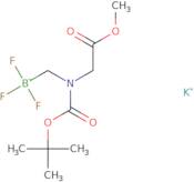 Potassium trifluoro-[[(2-methoxy-2-oxoethyl)-[(2-methylpropan-2-yl)oxycarbonyl]amino]methyl]boranu…