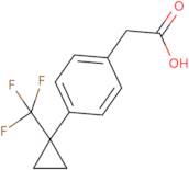 2-(4-(1-(Trifluoromethyl)cyclopropyl)phenyl)acetic acid