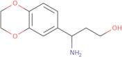 3-Amino-3-(2,3-dihydrobenzo[b][1,4]dioxin-6-yl)propan-1-ol