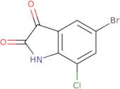 5-Bromo-7-chloroindoline-2,3-dione