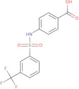 4-(([3-(Trifluoromethyl)phenyl]sulfonyl)amino)benzoic acid