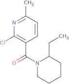 (2-Chloro-6-methyl-3-pyridinyl)(2-ethyl-1-piperidinyl)methanone