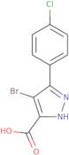 4-Bromo-3-(4-chlorophenyl)-1H-pyrazole-5-carboxylic acid