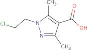 1-(2-Chloroethyl)-3,5-dimethyl-1H-pyrazole-4-carboxylic acid