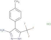 4-(4-Methylphenyl)-3-(trifluoromethyl)-1H-pyrazol-5-amine hydrochloride