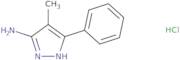 4-Methyl-3-phenyl-1H-pyrazol-5-amine hydrochloride