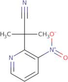 2-Methyl-2-(3-nitropyridin-2-yl)propanenitrile