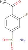 4-Acetyl-3-fluorobenzene-1-sulfonamide