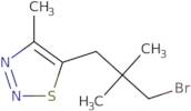 5-(3-Bromo-2,2-dimethylpropyl)-4-methylthiadiazole