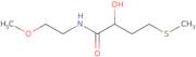 2-Hydroxy-N-(2-methoxyethyl)-4-(methylsulfanyl)butanamide