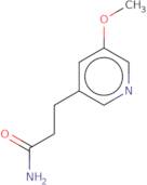 3-(5-Methoxypyridin-3-yl)propanamide