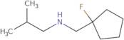 [(1-Fluorocyclopentyl)methyl](2-methylpropyl)amine