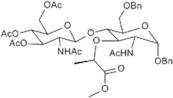 4-O-(2-Acetamido-2-deoxy-3,4,6-tri-O-acetyl-b-D-glucopyranosyl)-1,6-di-O-benzyl-2-deoxy-a-D-muramic acid methyl ester