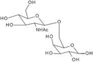 6-O-(2-Acetamido-2-deoxy-b-D-glucopyranosyl)-D-galactopyranose