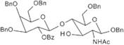 2-Acetamido-4-O-(2-O-benzoyl-3,4,6-tri-O-benzyl-b-D-galactopyranosyl)-1,6-di-O-benzyl-2-deoxy-b-D-…