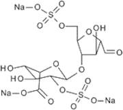 2,5-Anhydro-4-O-(a-L-idopyranosyluronic acid 2-sulfate)-D-mannofuranose 6-sulfate trisodium salt