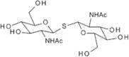 b-D-(2-Acetamido-2-deoxy-D-glucopyranosyl)-2-acetamido-2-deoxy-b-D-thioglucopyranoside