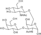 2-Acetamido-6-O-(2-acetamido-2-deoxy-b-D-glucopyranosyl)-3-O-(b-D-galactopyranosyl)-2-deoxy-a-D-galactopyranose