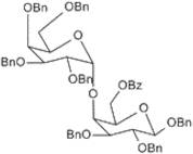 6-O-Benzoyl-1,2,3-tri-O-benzyl-4-O-(2,3,4,6-tetra-O-benzyl-a-D-galactopyranosyl)-b-D-galactopyrano…