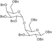 Benzyl 4-O-(2,3,4,6-tetra-O-benzyl-a-D-galactopyranosyl)-2,3-di-O-benzyl-6-O-benzoyl-b-D-galactopyranoside