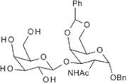 Benzyl 2-acetamido-4,6-O-benzylidene-2-deoxy-3-O-(b-D-galactopyranosyl)-a-D-galactopyranoside