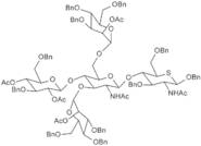 Benzyl 2-acetamido-4-O-[2-acetamido-4-O-(2,4-di-O-acetyl-3,6-di-O-benzyl-b-D-glucopyranosyl)-3,6-di-O-(2-O-acetyl-3,4,6-tri-O-benzyl