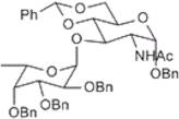 Benzyl 2-acetamido-3-O-(2,3,4-tri-O-benzyl-a-L-fucopyranosyl)-4,6-O-benzylidene-2-deoxy-a-D-gluc...