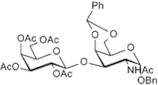 Benzyl 2-acetamido-2-deoxy-4,6-O-benzylidene-3-O-(2,3,4,6-tetra-O-acetyl-b-D-galactopyranosyl)-a-D-galactopyranoside