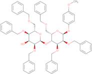 4-Methoxyphenyl 4-O-(2,4,6-tri-O-benzyl-b-D-galactopyranosyl)-2,3,6-tri-O-benzyl-b-D-glucopyranoside