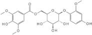 4-Hydroxy-2-methoxyphenol 1-O-(6-O-syringoyl)glucoside