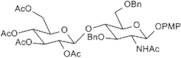 4-Methoxyphenyl 2-acetamido-4-O-(2,3,4,6-tri-O-acetyl-b-D-glucopyranosyl)-3,6-di-O-benzyl-2-deoxy-b-D-glucopyranoside
