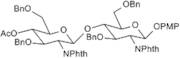 4-Methoxyphenyl 4-O-(4-O-acetyl-3,6-di-O-benzyl-2-deoxy-2-phthalimido-b-D-glucopyranosyl)-3,6-di-O-benzyl-2-deoxy-2-phthalimido-b-D- glucopyranoside