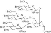 4-Methoxyphenyl 2,4,6-tri-O-(3,4,6-tri-O-benzyl-2-deoxy-2-phthalimido-b-D-glucopyranosyl)-3-O-benzyl-a-D-mannopyranoside