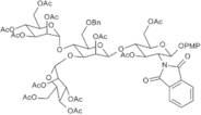 4-Methoxyphenyl 4-O-[2-O-acetyl-3,4-di-O-(2,3,4,6-tetra-O-acetyl-a-D-mannopyranosyl)-6-O-benzyl-b-D-mannopyrannosyl]-3,6-di-O-acetyl -2-deoxy-2-phthalimido-b-D-glucopyranoside