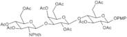 4-Methoxyphenyl 2,3,6-tri-O-acetyl-4-O-[2,4,6-tri-O-acetyl-3-O-(3,4,6-tri-O-acetyl-2-deoxy-2-phthalimido-b-D-glucopyranosyl)-b-D-gal actopyranosyl]-b-D-glucopyranose