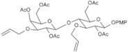 4-Methoxyphenyl 2,6-di-O-acetyl-4-O-[2,4,6-tri-O-acetyl-3-O-allyl-b-D-galactopyranosyl]-3-O-allyl-b-D-glucopyranoside
