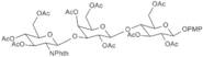 4-Methoxyphenyl 2,3,6-tri-O-acetyl-4-O-[2,4,6-tri-O-acetyl-3-O-(3,4,6-tri-O-acetyl-2-deoxy-2-phthalimido-b-D-glucopyranosyl)-b-D-gal actopyranosyl]-b-D-glucopyranoside