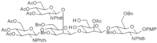 4-Methoxyphenyl 4-O-{2-O-acetyl-3-O-[2,4-di-O-(3,4,6-tri-O-acetyl-2-deoxy-2-phthalimido-b-D-glucopyranosyl)-3,6-di-O-benzyl-b-D-mann opyranosyl]-b-D-mannopyranosyl}-3,6-di-O-benzyl-2-deoxy 2-phthalimido-b-D-glucopyranoside