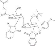 4-Methoxyphenyl 4-O-(3,6-di-O-benzyl-2-deoxy-4-O-levulinoyl-2-phthalimido-b-D-glucopyranosyl)-6-O-tert-butyldimethylsilyl-3-O-benzyl -2-deoxy-2-phthalimido-b-D-glucopyranoside