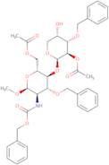 Methyl 6-O-acetyl-3-O-benzyl-N-Cbz-2-deoxy-4-O-(methyl-2-O-acetyl-3-O-benzyl-a-L-idopyranuronosyl)-a-D-glucopyranosaminide,