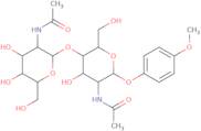 4-Methoxyphenyl 4-O-(2-acetamido-2-deoxy-b-D-galactopyranosyl)-2-acetamido-2-deoxy-b-D-glucopyranoside