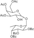 2,3,4,6-Tetra-O-acetyl-1-O-(2,3,4-tri-O-benzoyl-a-L-fucopyranosyl)-D-galactopyranoside